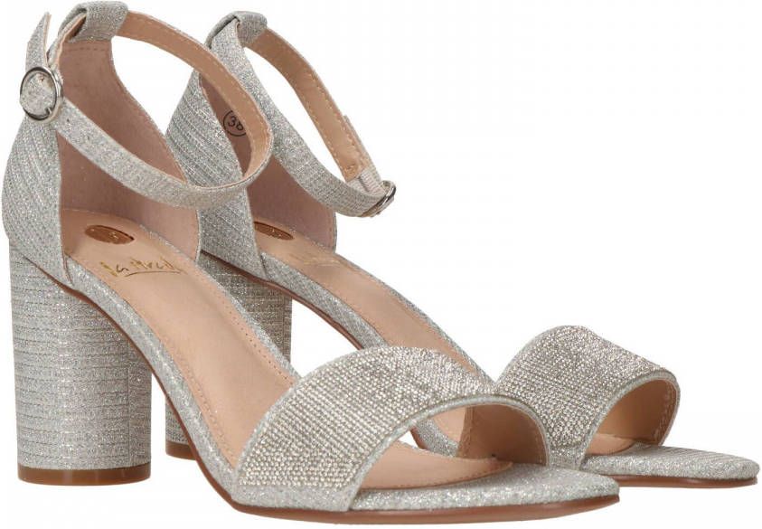 La strada Sandalette Dames Zilver