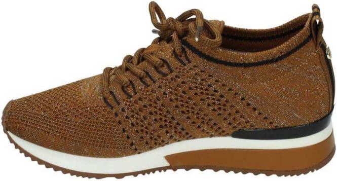 la strada Tan/silver knitted 2100011 4526 tan