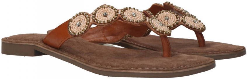 Lazamani Teenslipper , Bruin, Dames