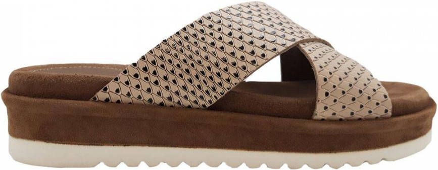 Lazamani Mules crossed straps