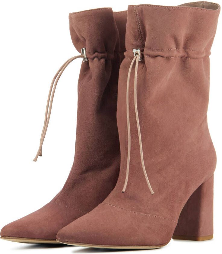 Lina Locchi Dames leren dames enkellaarsjes l1140 sue