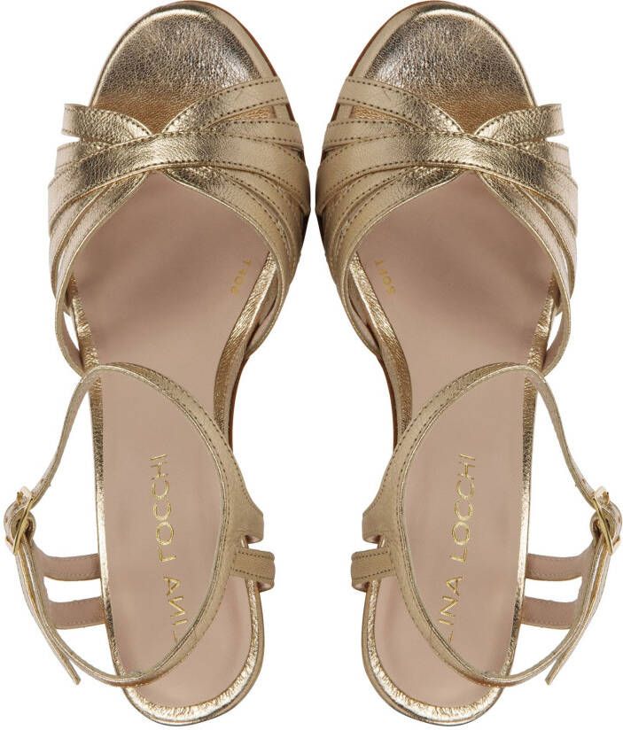 Gouden Lina Locchi Sandalen kopen? Vergelijk op Damesschoenen.nl