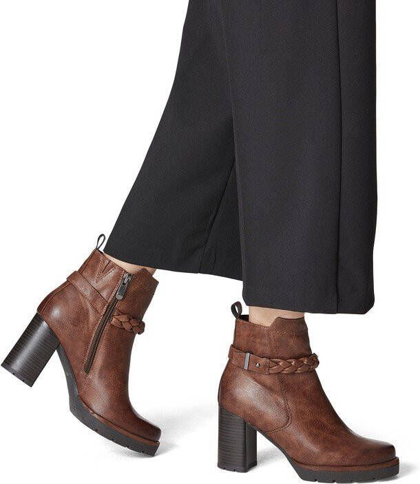 marco tozzi Dames enkellaarsje 2 2 25424 29 f breedte maat eu
