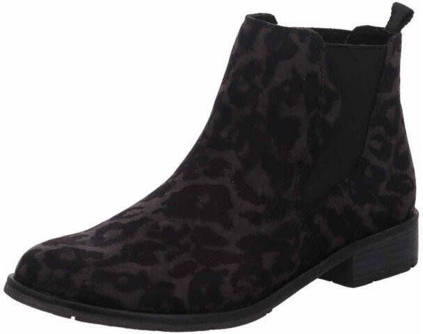 Marco Tozzi Dames Enkellaarsjes  Donkergrijs