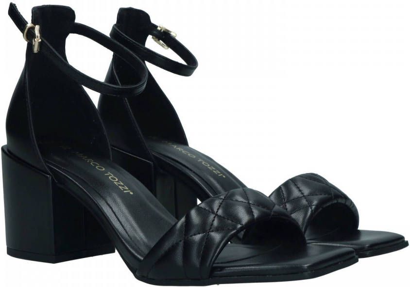 marco tozzi elegant part open sandals , Zwart, Dames