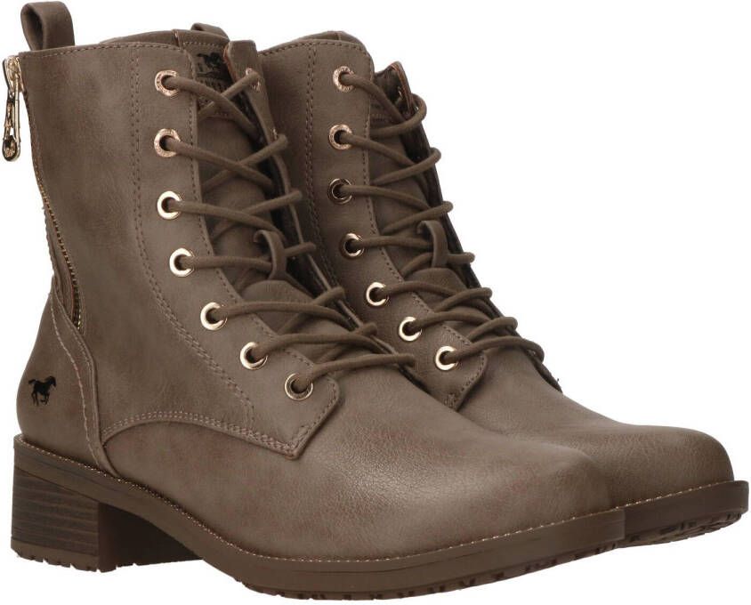 Mustang Veterboot Dames Taupe