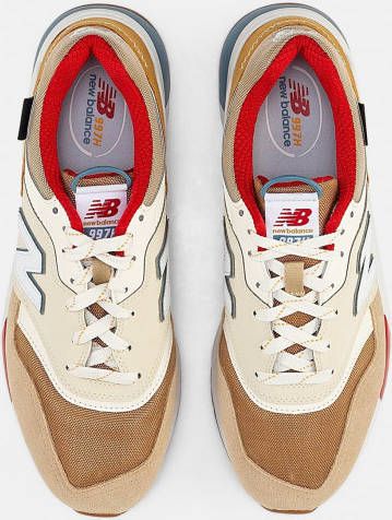 New Balance 997 sneakers camel/ecru/rood