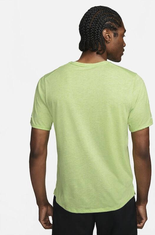 Nike Hardloopshirt Dri FIT Run Division Groen/Zilver