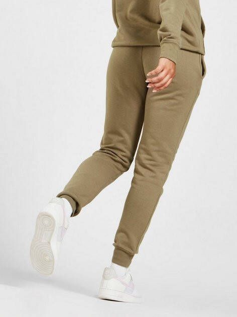 Nike sportswear essential fleece joggingbroek groen dames