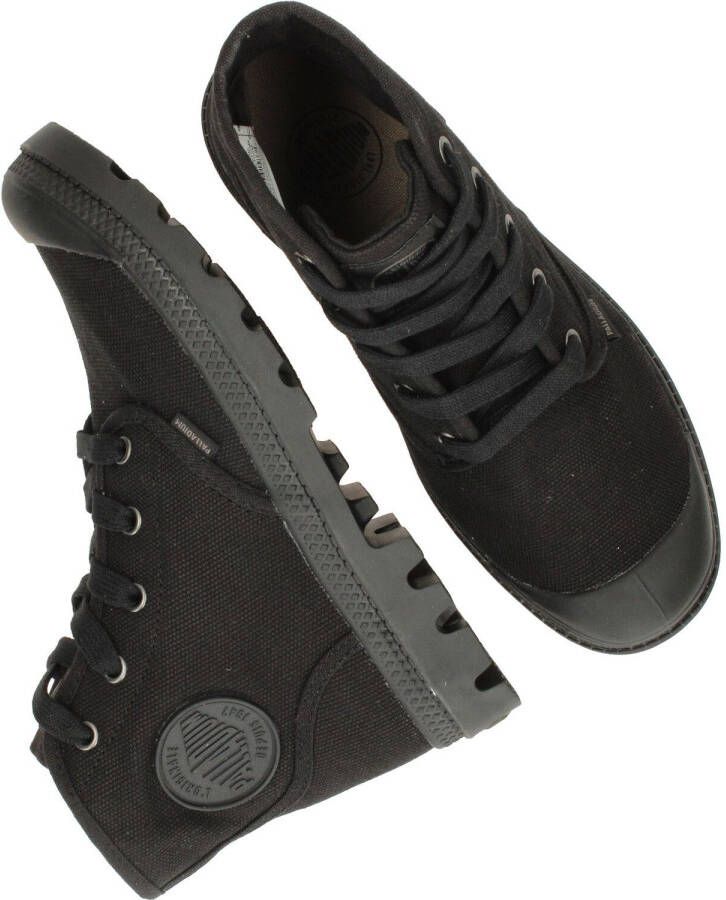 Palladium Zwarte Veterboots Womens Pampa Hi