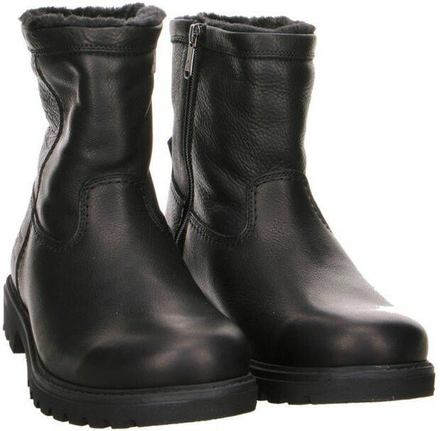 Panama Jack Fedro C3 enkellaarsjes zwart Leer