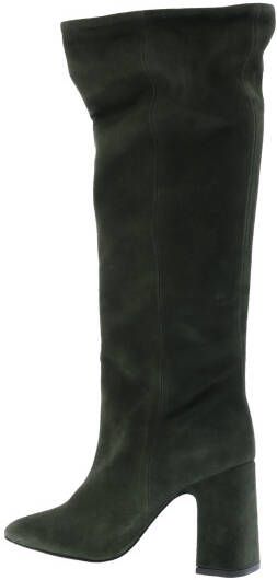 Paris Punk Enkellaarsjes Groen Dames