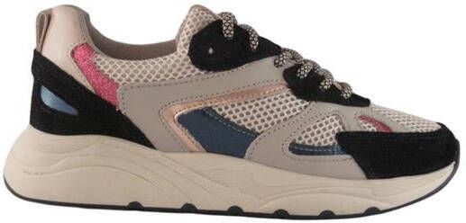 PS Poelman Cibel leren sneakers zwart/multi