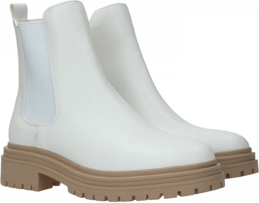 PS Poelman POSH by Poelman Lot chelsea boots off white