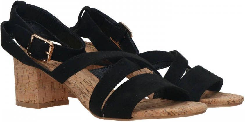 POSH By Poelman Sandalette Dames Zwart