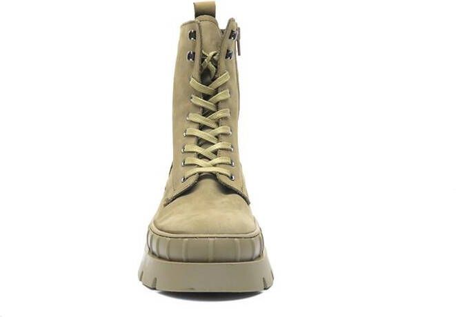 PS Poelman Conan - Veterboots voor dames - Groen - Nelson.nl