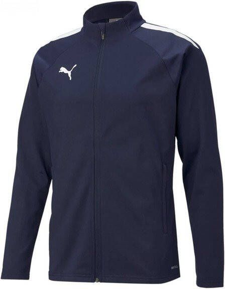 PUMA teamLIGA Trainingsjack Donkerblauw Wit