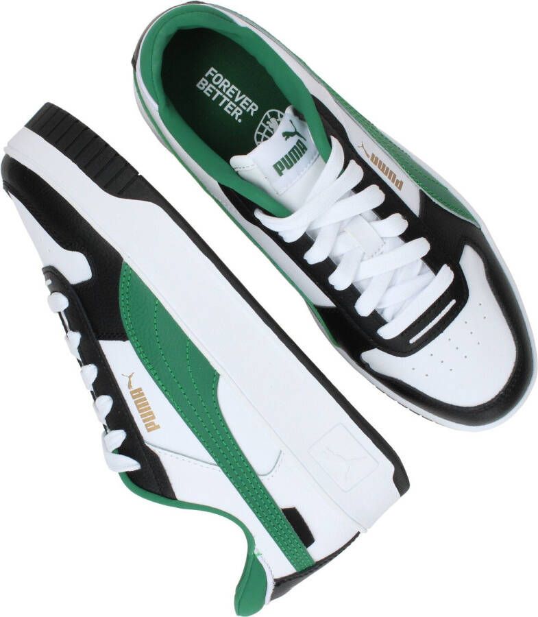 Puma Carina Street Sneaker Dames Zwart/Wit/Groen