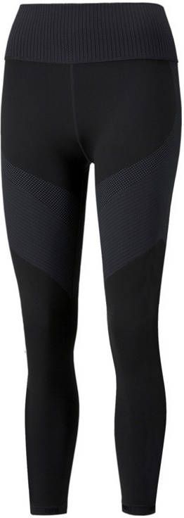 Puma train formknit seamless high waist 7/8 sporttight zwart dames