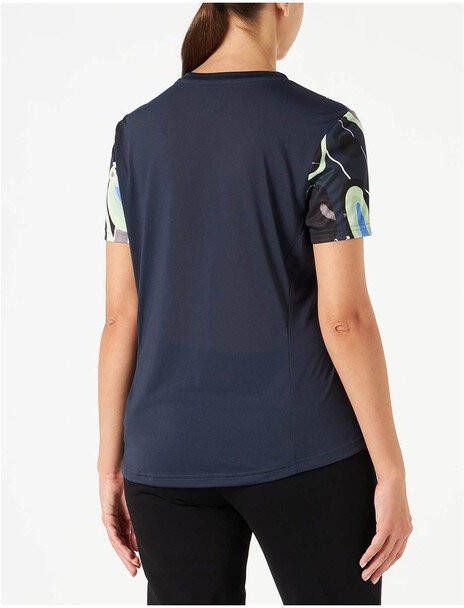 PUMA Individual Liga Graphic Voetbalshirt Dames Donkerblauw Lichtgroen