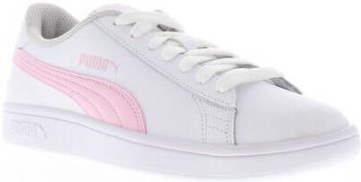 Puma Smash v2 L Jr sneakers wit/roze