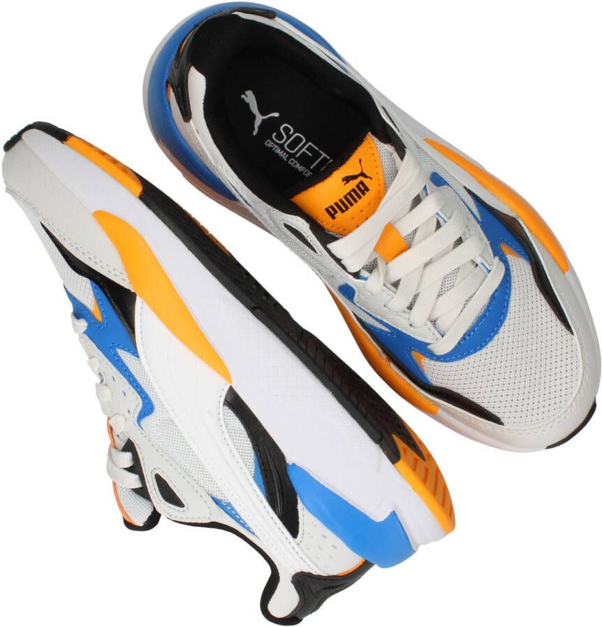 PUMA X Ray Speed Sneakers Kids Grijs Geel Blauw