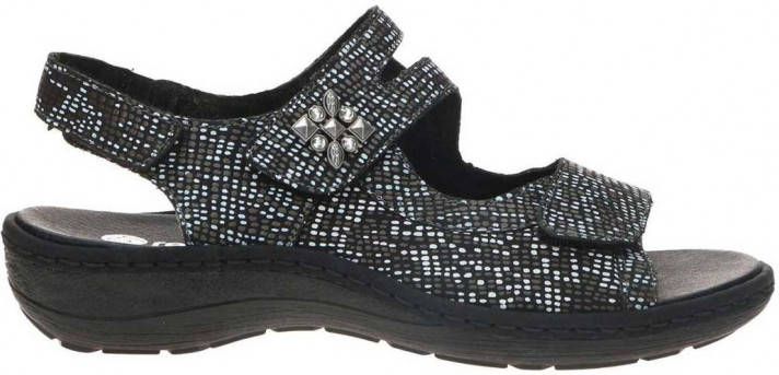 Remonte Sandaal D7647 03 , Zwart, Dames