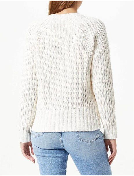 Replay V hals gebreide kleding , Beige, Dames