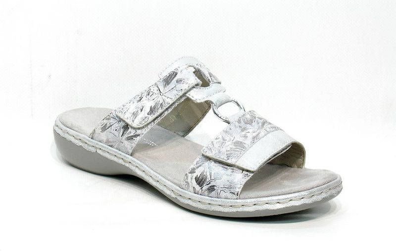Rieker Slipper Dames Grijs/Zilver