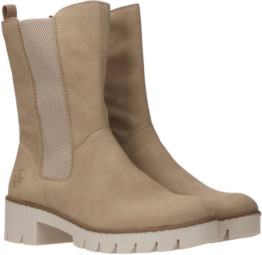 Rieker Chelsea boots beige Synthetisch 182201