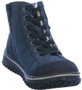 Rieker Veterboot Dames Blauw