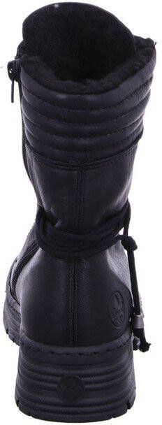 Rieker Zwarte casual gesloten laarsjes , Zwart, Dames