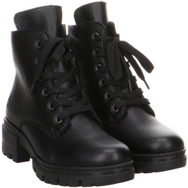 Rieker Zwarte casual gesloten laarsjes , Zwart, Dames