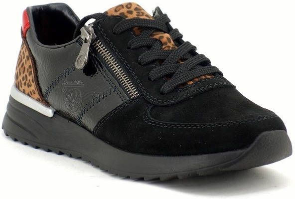 Rieker Zwarte Veterschoenen
