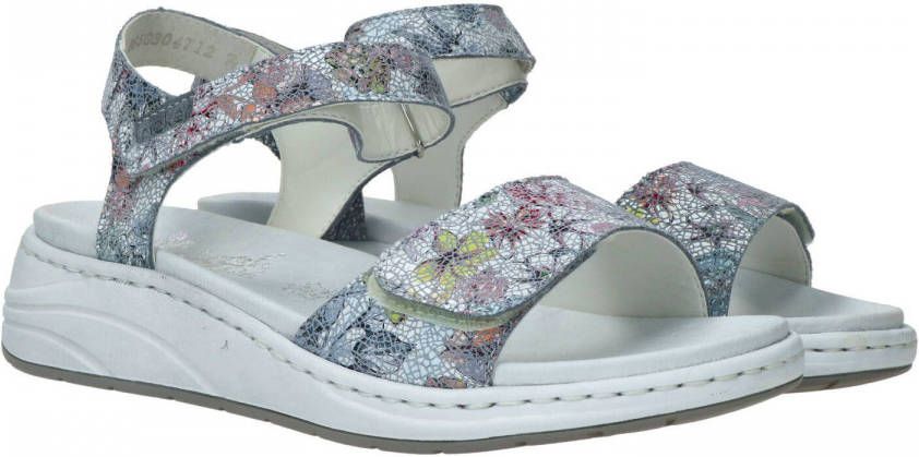 Rieker Sandaal Dames Blauw/Multi