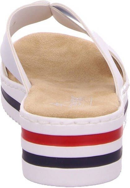 Rieker Casual Flat Slippers , Wit, Dames