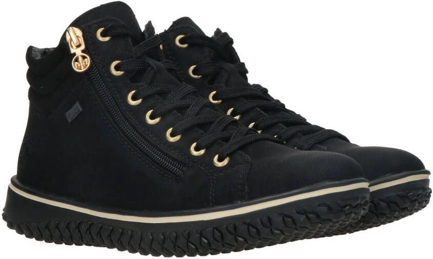 Rieker Veterboot Dames Zwart