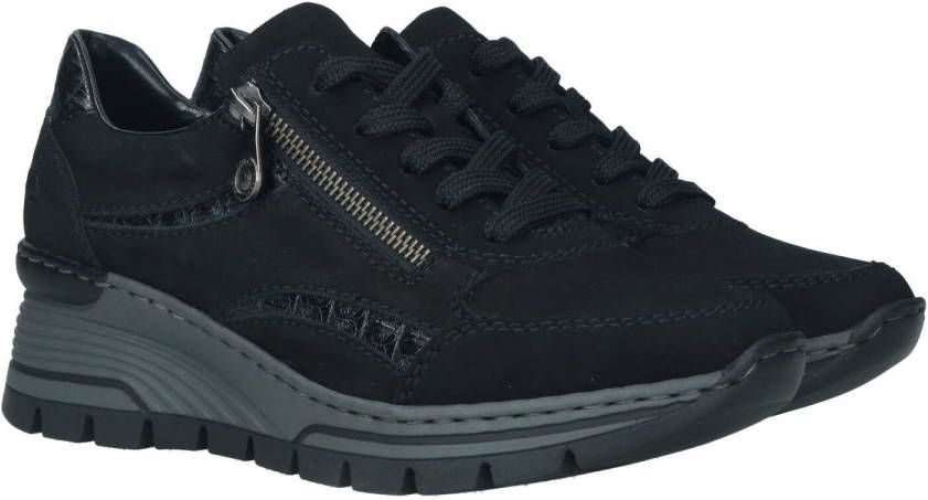 Rieker Veterschoen Dames Zwart