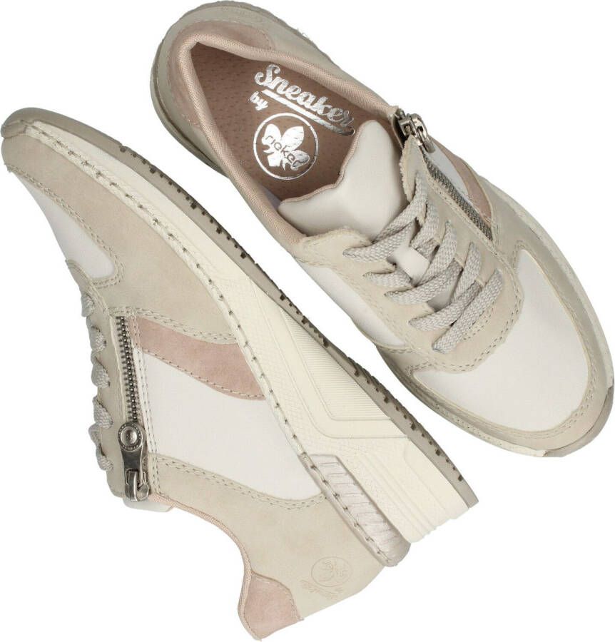 Rieker Veterschoen Dames Beige/Taupe