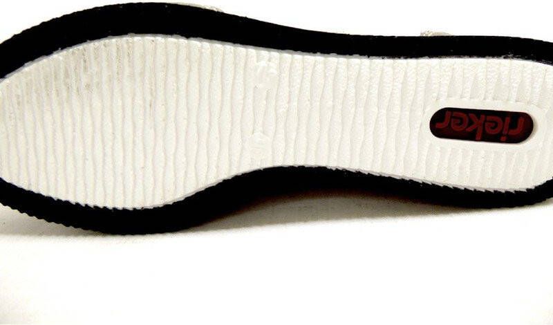 Rieker Kvinde Sneakers Samtcalf Ice Bl&#xE5;