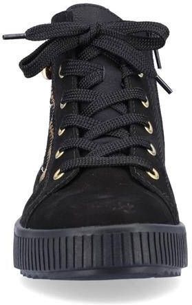 Rieker Veterboots zwart Synthetisch 172210