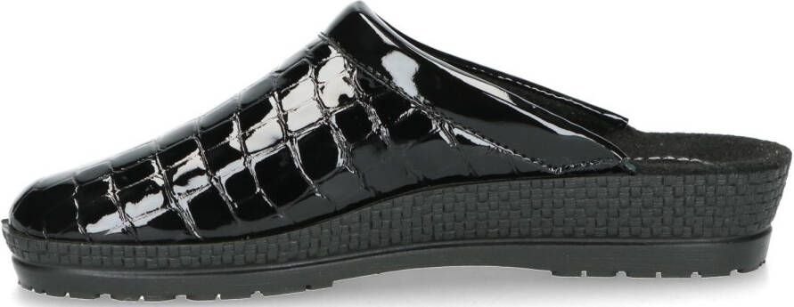 Rohde Pantoffels zwart Synthetisch