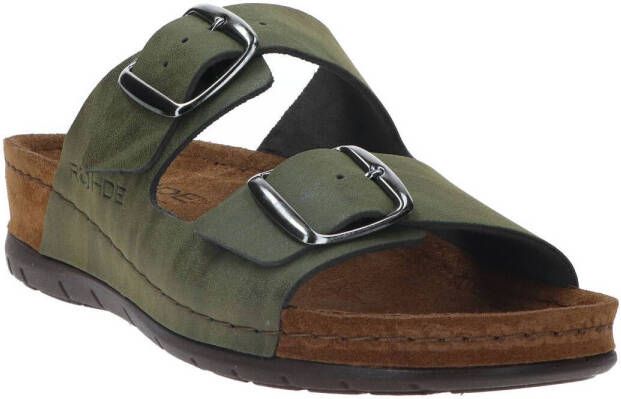 Rohde Slippers Dames Groen