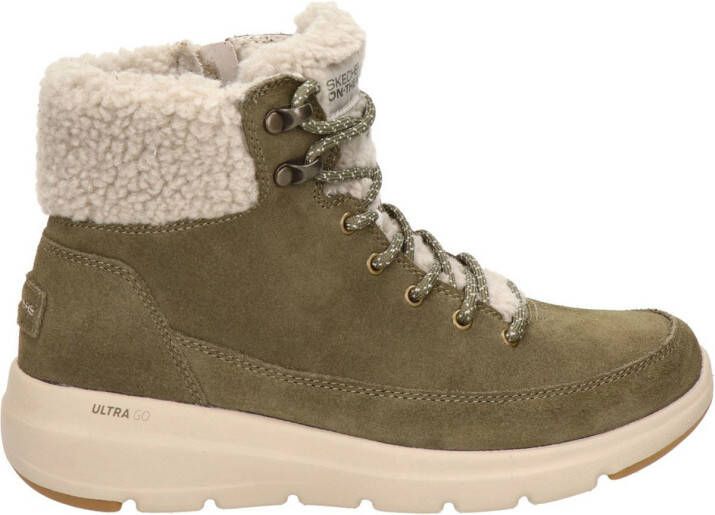 Skechers 144175/olv glacial ultra laarsje olive