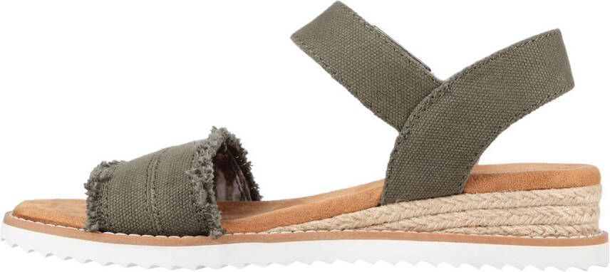 Skechers Sandalen Bobs Desert Kiss Adobe Princess 113541 Groen 39