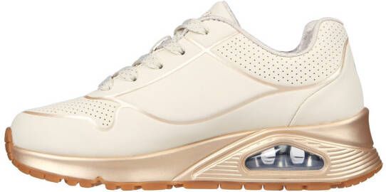 Skechers uno coole hakken beige sneaker , Beige, Dames