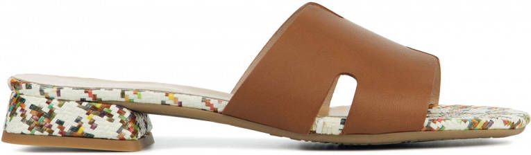 Stefano Lauran Dames leren dames slippers s3049