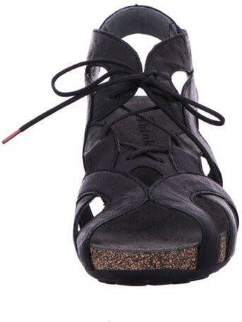 Think! Vetersandalen 'Traudi' geitennappaleer zwart