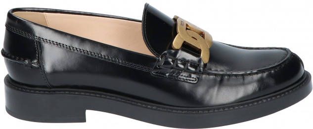 Tod's Loafers in Leather Black Instapschoenen