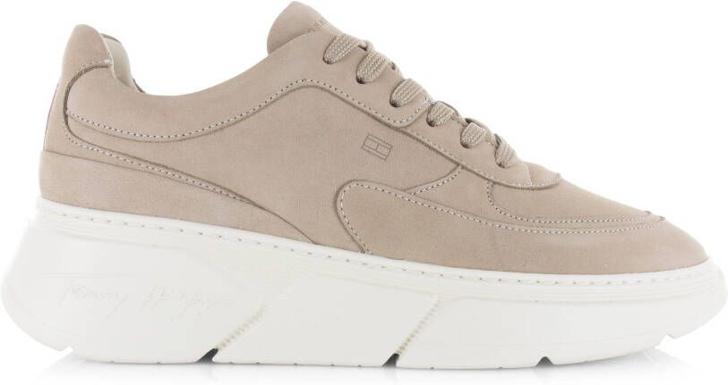 Tommy Hilfiger Beige Lage Sneakers Chunky Sole Sneaker